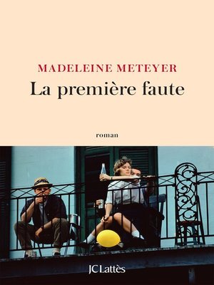 cover image of La première faute